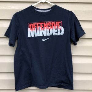 Nike boy’s short sleeve navy shirt  $5/25